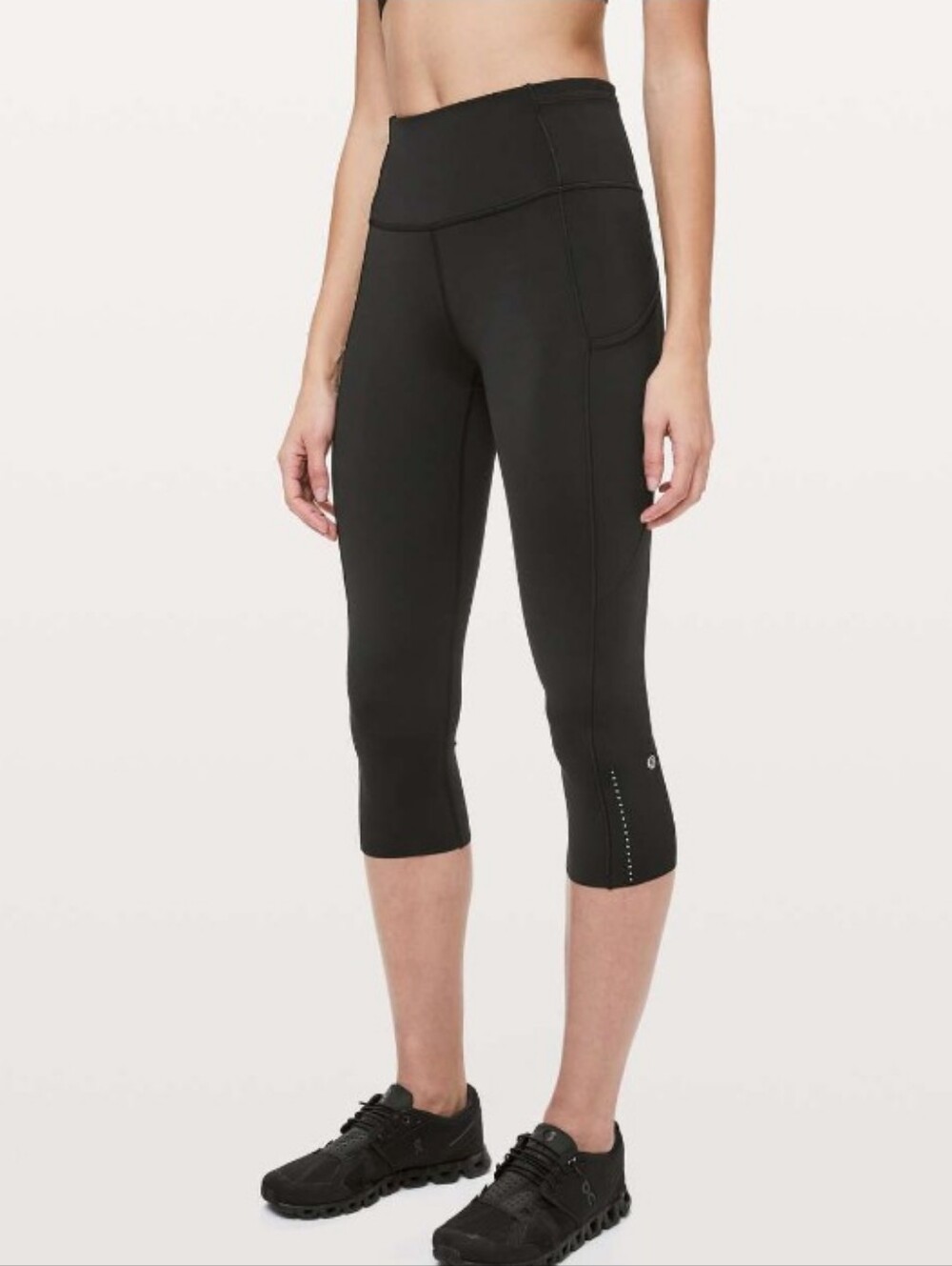 lululemon athletica Fast & Free Crop II Nulux - Black